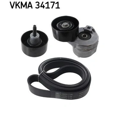 Kuva SKF VKMA 34171 Moniurahihnasarja ilman nestekitkakytkintä FORD: Transit Mk5 Bussi, Flatbed Kuorma auto/Alusta, Van