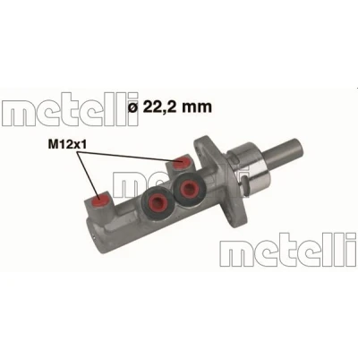 Kuva METELLI 05 0403 Jarrupääsylinteri 22,20mm Valurauta VOLKSWAGEN: Vento, Polo III Hatchback, GOLF 3
