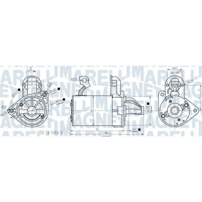 Kuva Käynnistin 12V Magneti marelli 063721422010 chevrolet, daewoo OE 25187951, 96289430, 96469962