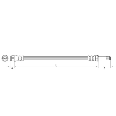 Kuva METZGER 4110442 Jarruletku 244 VOLKSWAGEN: Transporter 5, Multivan 5 (7HM, Tiguan I
