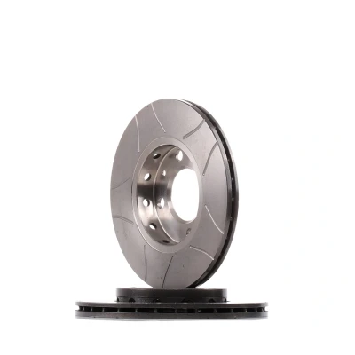 Kuva BREMBO MAX LINE 09.6799.75 Jarrulevyt 239 18 4 tuuletettu sisältä, lovella pinnoitettu Ruuveilla VOLKSWAGEN: Lupo / 3L, Polo III Hatchback
