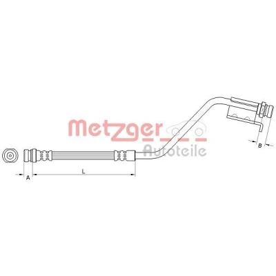 Kuva METZGER 4110826 Jarruletku 245