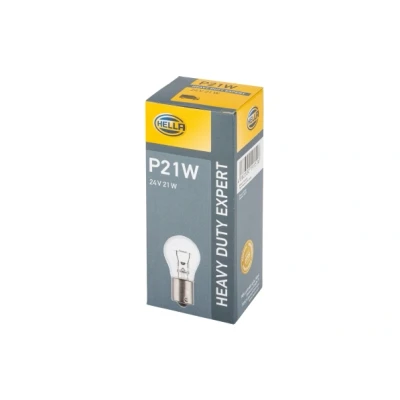 Kuva HELLA 8GA 002 073 251 Polttimo, Vilkkuvalo 24 21 P21W Halogeeni Edessä ja takana
