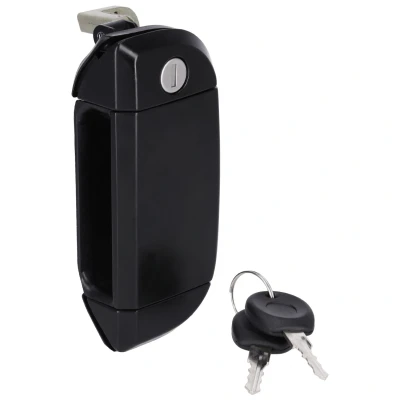 Kuva FEBI BILSTEIN 175766 Ovenkahva Oikea, Ulompi Avaimella, Sulkusylinterillä Musta VOLKSWAGEN: Transporter 4 Bus,