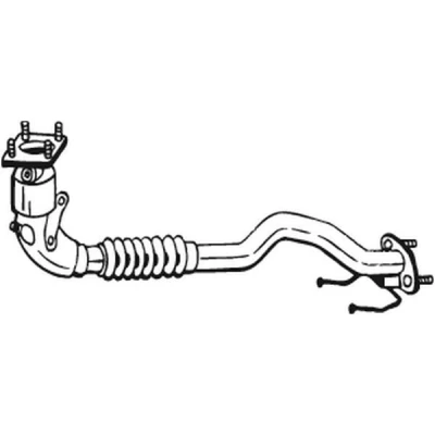Kuva BOSAL 090 110 Katalysaattori Euro 4 asennusosilla VOLKSWAGEN: Golf 5, AUDI: A3 Hatchback