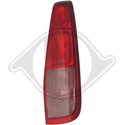 Kuva DIEDERICHS 6085890 Takavalot Oikea PY21W, W21W, W21/5W Vaaleanpunainen Ilman lampun kantaa