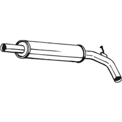 Kuva BOSAL 227 463 Keskimmäinen Äänenvaimennin VOLKSWAGEN: Polo III Classic
