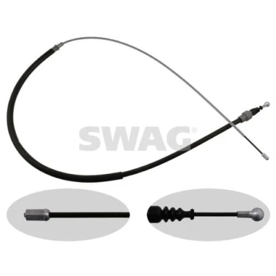 Kuva SWAG 32 92 4412 Käsijarruvaijeri Taakse, oikea, vasen 1445 VOLKSWAGEN: Golf 5, Jetta 3, Plus / Crossgolf, SKODA: Octavia 2 Combi