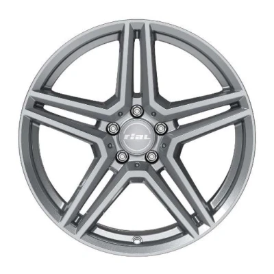 Kuva Rial M10 Metal Grey 7x16 5/112 ET38 B66.6