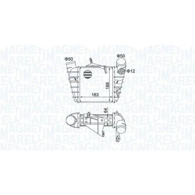 Kuva MAGNETI MARELLI 351319204750 Välijäähdytin SKODA: Fabia 1 Combi