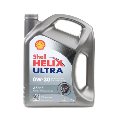 Kuva Shell Helix Ultra A5/B5 0W 30 4l Moottoriöljy 550040651 VOLVO: V70 3, 2, V60 I, TOYOTA: Avensis II Station Wagon, III Farmari
