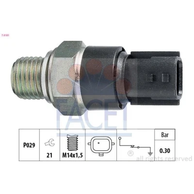 Kuva FACET 7.0181 Öljynpaineanturi M14x1,5 Made in Italy OE Equivalent RENAULT: Scénic 1