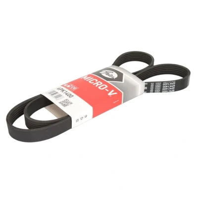 Kuva GATES 6PK1400 Moniurahihna 1400 6 Polyesteri, EPDM (eteenipropeeni dieeni kumi) FleetRunner Micro V TOYOTA: Corolla IX Hatchback, Auris Hatchback
