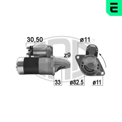 Kuva ERA 220929A Starttimoottori 12 1,4 9 30 50 83 SUBARU: Legacy 5, Impreza II Sedan, 4