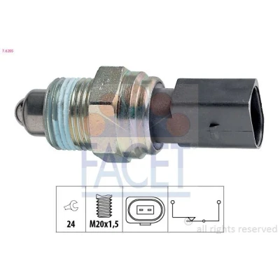 Kuva FACET 7.6205 Peruutusvalon Kytkin Made in Italy OE Equivalent VOLKSWAGEN: Golf 4, 4 Variant