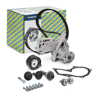 Kuva SNR KDP452.240 Vesipumppu + Jakohihnasarja FORD: MONDEO 4 Turnier, FIESTA 6, FOCUS 3 VOLVO: V50, S40 II, C30, MAZDA: 2 Hatchback