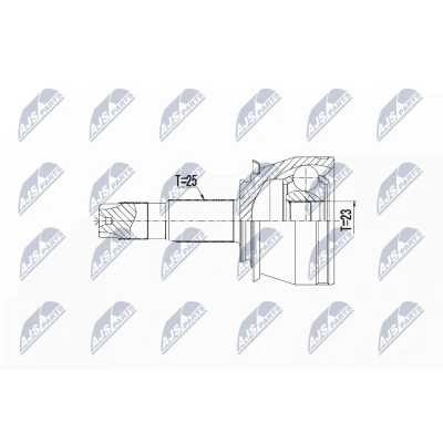 Kuva NTY NPZ PL 042 Vetonivel Etuakseli, oikea, vasen TPE (termoplastinen elastomeeri)
