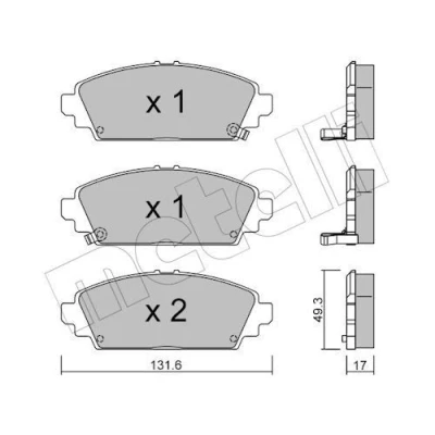 Kuva Jarrupalasarja, levyjarru METELLI 22 0463 0