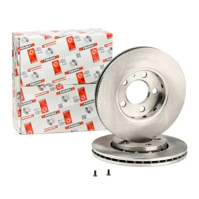 Kuva FERODO PREMIER Coat+ disc DDF927C Jarrulevyt 256 22 5 Tuuletettu pinnoitettu Ruuveilla SKODA: Fabia III Farmari, Octavia I Hatchback, 1 Combi