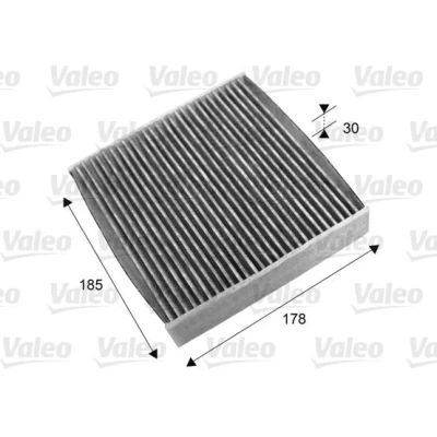 Kuva VALEO CLIMFILTER PROTECT 715695 Raitisilmasuodatin Aktiivihiilisuodatin 185 178 30