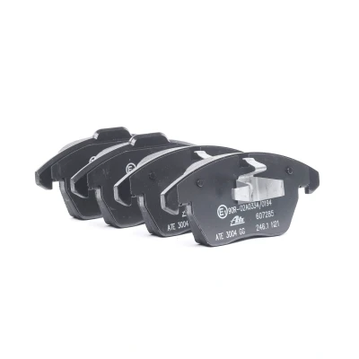 Kuva ATE 13.0460 7285.2 Jarrupalat Ei kulumisenilmaisimelle, Ilman kulumisenilmaisinta VOLKSWAGEN: Jetta 4, Polo V Hatchback, Vivo Hatchback