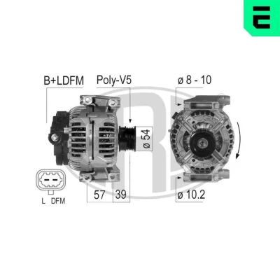 Kuva Laturi OPEL, SAAB, VAUXHALL OE 12 762 730, 13 129 850, 229 988
