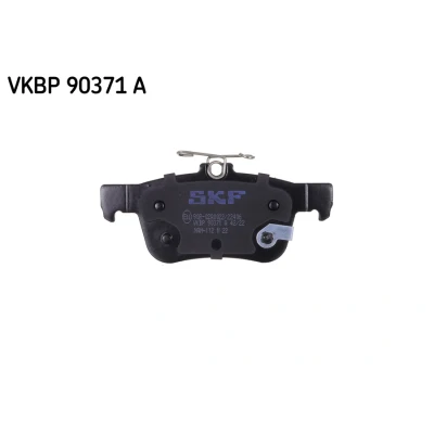 Kuva SKF VKBP 90371 A Jarrupalat akustisella kulumavaroittimella FORD: KUGA 2, S Max Mk2, Galaxy Mk3 MPV