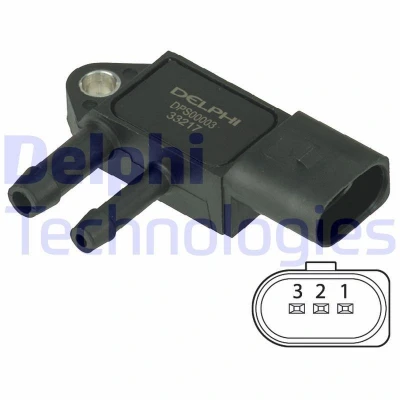 Kuva DELPHI DPS00003 DPF Paine Eroanturi AUDI: A6 C7 Avant, A4 B8 Allroad, SKODA: Octavia 2 Combi, VOLKSWAGEN: Touareg II, Transporter 5