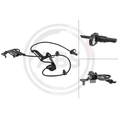 Kuva A.B.S. 31859 ABS Anturi aktiivisensori 1205 Musta FORD: Ranger Mk3