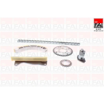 Kuva FAI AutoParts TCK267NG Jakoketjusarja ilman tiivisteitä, Hammaspyörillä Yksinkertainen, Niittiketju