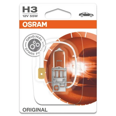 Kuva OSRAM 64151 01B Polttimo, kaukovalo H3 12V 55W 3200K Halogeeni BMW: 5 Sedan, Touring, 3 SKODA: Superb II Farmari, Octavia 1 Combi