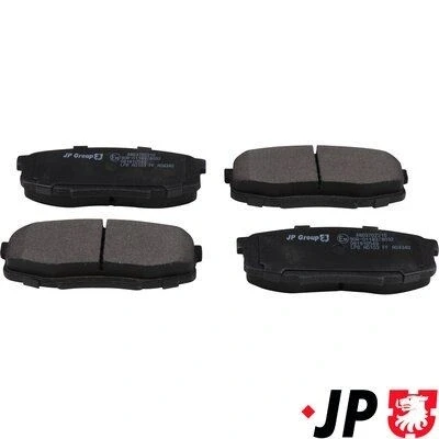 Kuva JP GROUP 4863702210 Jarrupalat Taka akseli Ei kulumisenilmaisimelle TOYOTA: Land Cruiser 200