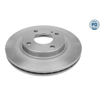 Kuva MEYLE 783 521 0027/PD Jarrulevyt Etuakseli 258 23 4 108 Tuuletettu Sinkki liuska pinnoite hiiliteräs PD Quality FORD: FIESTA 6, 6 Van