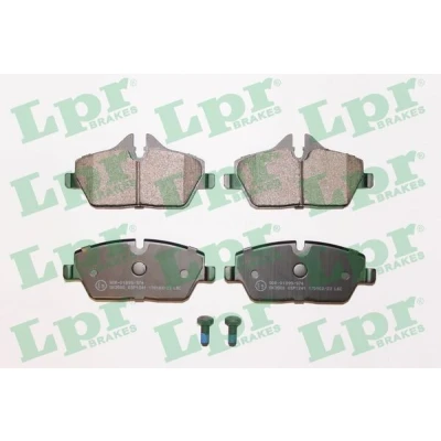 Kuva LPR 05P1241 Jarrupalat Ruuveilla MINI: Hatchback, Clubman, Coupe, BMW: 1 Cabriolet