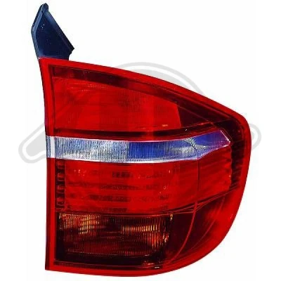 Kuva DIEDERICHS 1291090 Takavalot Oikea Uloin osa P21W, W16W, LED Valkoinen, Punainen Ilman lampun kantaa BMW: X5