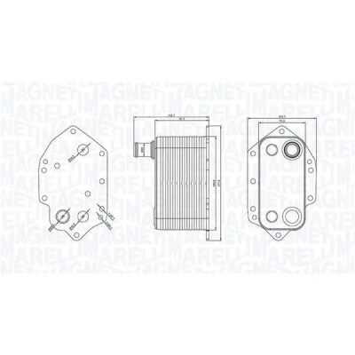 Kuva MAGNETI MARELLI 350300004000 Öljynjäähdytin BMW: 5 Touring, 3 Sedan, Touring
