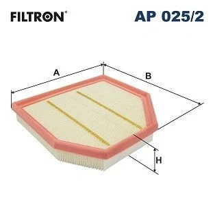 Kuva FILTRON AP 025/2 Ilmansuodatin 38 215 236 Suodatinpanos BMW: 5 Sedan, 3 4 Coupe