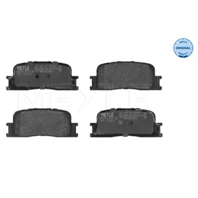 Kuva MEYLE 025 237 0215/W Jarrupalat ORIGINAL Quality Taka akseli Ei kulumisenilmaisimelle Huudonvaimennuspellillä TOYOTA: Camry V Sedan