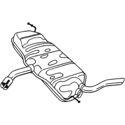 Kuva Takaäänenvaimentaja SEAT ALTEA XL, TOLEDO III OE 5P5253609F, 5P5253609J, 5P5253609M