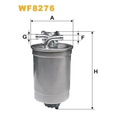 Kuva WIX FILTERS WF8276 Polttoainesuodatin Letkusuodatin 10 AUDI: A2