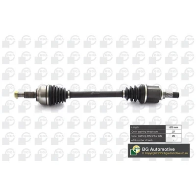 Kuva BGA DS7354L Vetoakseli Etuakseli, vasen 675