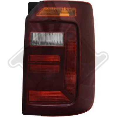 Kuva DIEDERICHS 2297693 Takavalot Vasen Savunharmaa Ilman lampun kantaa VOLKSWAGEN: CADDY 4 Kombi