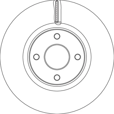 Kuva TRW Jarrulevy 25mm 4 108mm Tuuletettu Lakattu DF6761S 2147409,GN151125CA Jarrulevyt