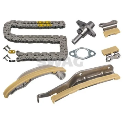 Kuva SWAG 33 10 7440 Jakoketjusarja Yksinkertainen, ketjulukolla MITSUBISHI: PAJERO 4