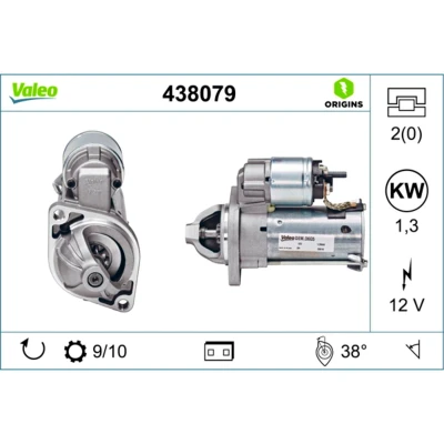 Kuva VALEO NEW ORIGINAL PART 438079 Starttimoottori 12 1,3 9 MERCEDES BENZ: A sarja