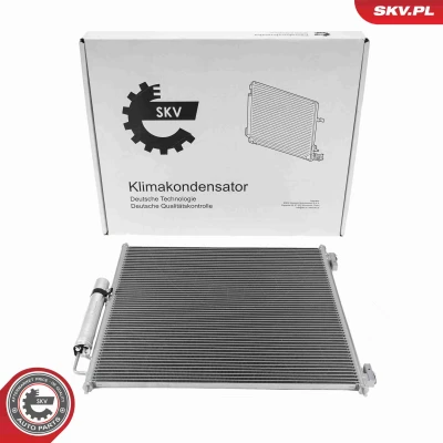 Kuva ESEN SKV 86SKV387 Ilmastoinnin Lauhdutin Vedenerottimella Alumiini 636mm