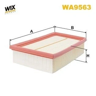 Kuva WIX FILTERS WA9563 Ilmansuodatin 57mm 235mm Suodatinpanos NISSAN: Qashqai / Qashqai+2 I, X Trail, I Van
