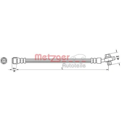 Kuva METZGER 4110381 Jarruletku 431 VOLKSWAGEN: Touareg I