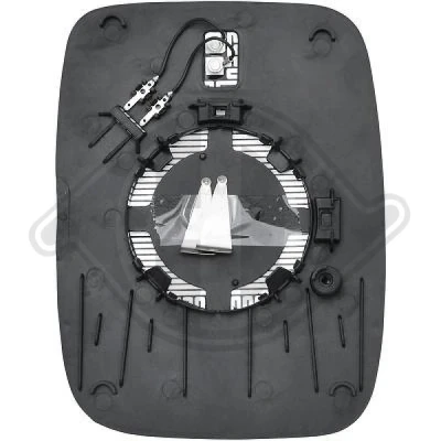 Kuva Peililasi, taustapeili, Vasen fiat, nissan, opel, renault OE 4422998, 6000618136, 95517329