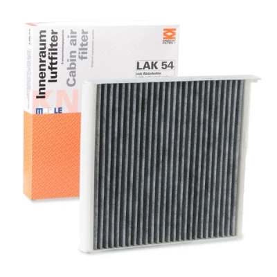 Kuva MAHLE ORIGINAL LAK 54 Raitisilmasuodatin Aktiivihiilisuodatin 273,0, 277,0, 277 242, 248 25,0, 43,0, 25 VOLVO: V70 2, S60 I, XC90 I